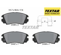 FRONT BRAKE PADS SET 2458601 TEXTAR I