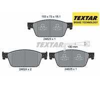 FRONT BRAKE PADS SET 2462301 TEXTAR I