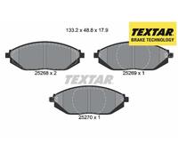 FRONT BRAKE PADS SET 2526801 TEXTAR I