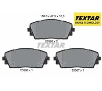 FRONT BRAKE PADS SET 2536501 TEXTAR I