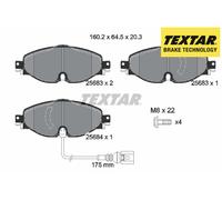 FRONT BRAKE PADS SET 2568301 TEXTAR I