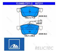 Front Brake Pads Set Alfa Romeo:159,BRERA,SPIDER 77363599 77364587