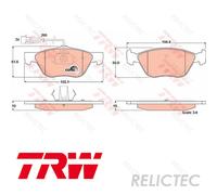 Front Brake Pads Set Alfa Romeo Fiat Lancia:156,SPIDER,MULTIPLA,GTV,COUPE