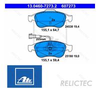 Front Brake Pads Set Alfa Romeo:GIULIETTA 77365355