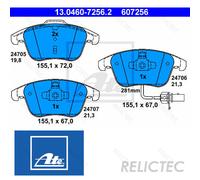 Front Brake Pads Set Audi:A5,A4 8K0698151A 8K0698151F