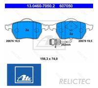 Front Brake Pads Set Audi:A6,100 4A0698151 4A0698151C