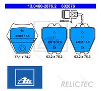 Front Brake Pads Set Audi:A8 4D0698151M 4D0698151R 4D0698151AC 4D0698151K