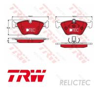 Front Brake Pads Set BMW:E39,E46,5,3 6761278 1164627 6761280 34116761278 2157590