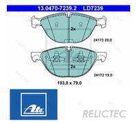 Front Brake Pads Set BMW:E71 E72,E70,X6,X5 34116778048