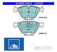 Brake pads 13.0470-7223.2 ATE for BMW 1 1 Coupe 1 Convertible