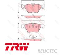 Front Brake Pads Set BMW:E88,E87,E81,E82,1 6771972 34116771972