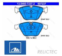 Front Brake Pads Set BMW:E90,E91,E92,E93,E89,E84,3,Z4,X1 34116776161 34116783542