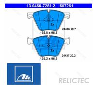 Front Brake Pads Set BMW:F01 F02 F03 F04,E71 E72,F07,F15,E70,F16 F86,F16,7,X6