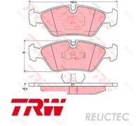 Front Brake Pads Set BMW Ferrari Porsche Alpina:E28,E24,E30,EXPRESS,E21,5,6,3
