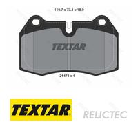 Front Brake Pads Set BMW Maserati:E38,E31,EXPRESS,7,8,3200 GT 34111163921