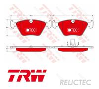 Front Brake Pads Set BMW MG:E83,E46,E86,E85,3,X3,ZT,Z4,ZT- T SFP000040 SFP000040