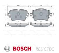 Genuine BOSCH Front Brake Pad Set for BMW X2 xDrive 18d 2.0 (03/2018-Present)