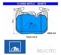Front Brake Pads Set BMW Skoda:F30,F31,F32,F36,F34,F21,F20,F33,F22,F23,3,4,1,2