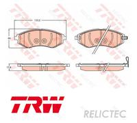 Front Brake Pads Set Chevrolet Daewoo:AVEO,KALOS 94566892 94566892