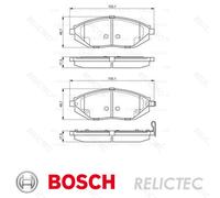 Front Brake Pads Set Chevrolet:SPARK 96682858 96682858 96682858 96682858