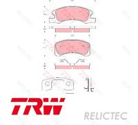 Front Brake Pads Set Daihatsu Mitsubishi:CUORE,MIRAGE,CHARADE,TREVIS 4605B281