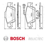 Front Brake Pads Set Fiat Lancia:DOBLO,DELTA III 3 77365796 77365796 77365796