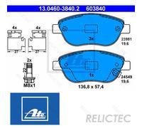 Front Brake Pads Set Fiat Vauxhall Opel:500L,CORSA D,Mk III 3,CORSAVAN Mk 3