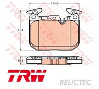 Front Brake Pads Set for BMW Dacia:F30,F31,F32,F34,F36,F33,F83,F82,F80,F87,3,4
