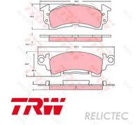 Front Brake Pads Set for Chevrolet Cadillac Buick Pontiac Jeep Oldsmobile
