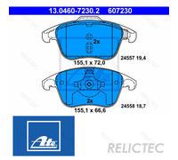 Front Brake Pads Set for Citroen Peugeot:DS5,DS4,5008,C4 Picasso I 1 425362