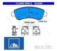 Brake pads 13.0460-3994.2 ATE for CITROËN PEUGEOT DS OPEL