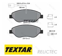Front Brake Pads Set for Fiat Alfa Romeo Lancia Chrysler:STILO,MITO,BRAVO
