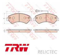 Front Brake Pads Set for Fiat Citroen Peugeot:DUCATO,JUMPER,BOXER 1612433680