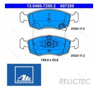 Front Brake Pads Set for Fiat Lancia Chrysler:PANDA,YPSILON 77365945 77366274