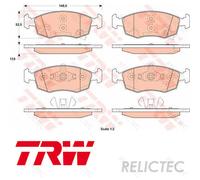 Front Brake Pads Set for Fiat Lancia Chrysler:PANDA,YPSILON 77366378 77365927