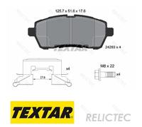 Front Brake Pads Set for Ford Toyota:FIESTA VI 6,Tank Roomy 04491B1031 1550219