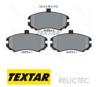 Front Brake Pads Set for Hyundai:ELANTRA 581012DA50
