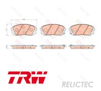 Front Brake Pads Set for Hyundai KIA:i40,ix35,SPORTAGE 58101-2SA51 58101-2YA00