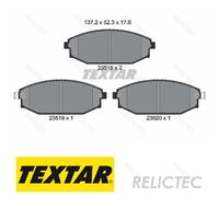 Front Brake Pads Set for Hyundai Mitsubishi:GALLOPER II 2,I 1 S2000100 SB000100