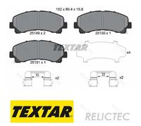 Front Brake Pads Set for Isuzu Holden Chevrolet:COLORADO,D-MAX,S10,I 1,MU-X