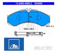 Front Brake Pads Set for Iveco:DAILY III,II 42470835
