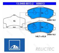 BRAKE PAD SET DISC BRAKE 13.0460-8013.2 FOR JEEP WRANGLER/III/JK CHEROKEE 2.8L
