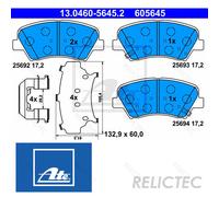 Front Brake Pads Set for KIA Hyundai:i30,CEE'D,PRO,CEE`D,CW,VELOSTER,ELANTRA
