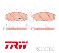 Front Brake Pads Set for KIA:SORENTO I 1 58101-3EE00 58101-3EU00
