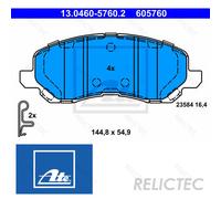 Front Brake Pads Set for Mitsubishi Chrysler Jeep Peugeot Citroen Lancia