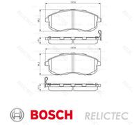 Front Brake Pads Set for Nissan:JUKE,TIIDA,TEANA,ALTIMA,PULSAR,CUBE,II 2