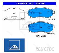 Front Brake Pads Set for Nissan Suzuki Renault:JUKE,SX4,TIIDA,TEANA I 1,PULSAR