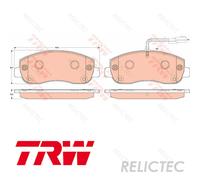 Front Brake Pads Set for Opel Renault Vauxhall Nissan:MOVANO B,MASTER III 3
