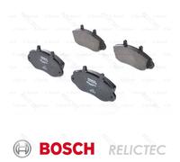 Bosch BP1200 - Brake Pads Car Front Axle - Bosch Quality - Reduced Noise and Dust - ECE-R90 Certified - Copper-Free - 1 Set of 4 pads