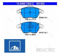 Front Brake Pads Set for Peugeot Citroen:208,308 SW,CC,3008,307,RCZ,C4 I 1,C4